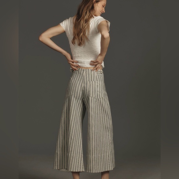 NWT Pilcro Foxglove Mid-Rise Flare / Wide Leg Pants, 29P - Picture 3 of 12